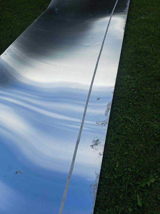 Arkusz blachy  aluminiowej szer. 1m./dł. 5,5m. grubość 1mm.