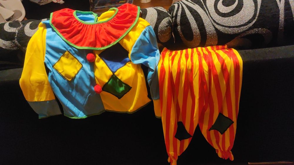 Fato palhaço unisexo