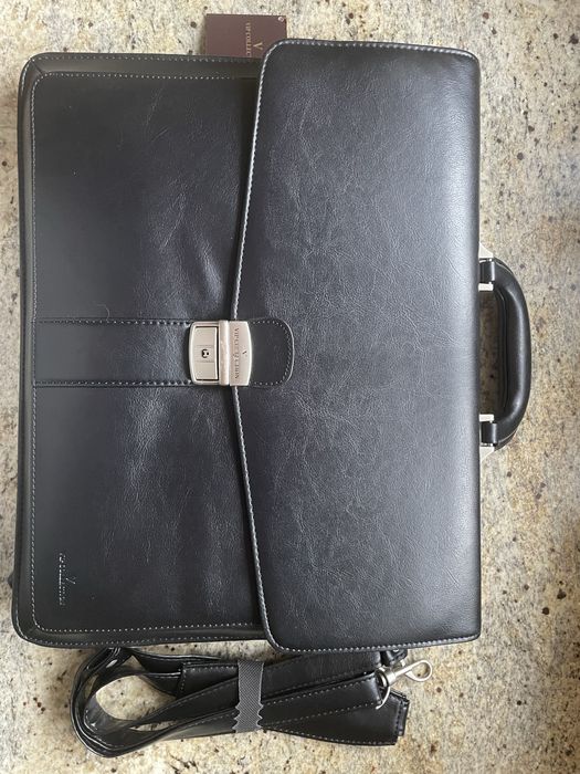 Aktówka. Na dokumenty. Teczka męska biznesowa Vip Collection