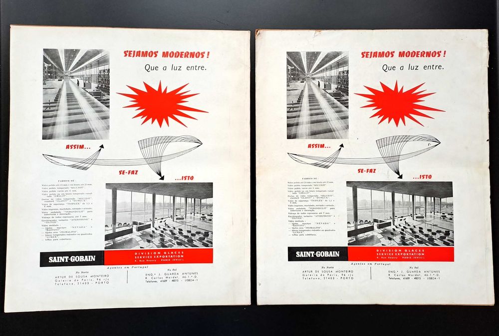 Revista Binário Arquitectura Equipamento números 31 e 32 1961