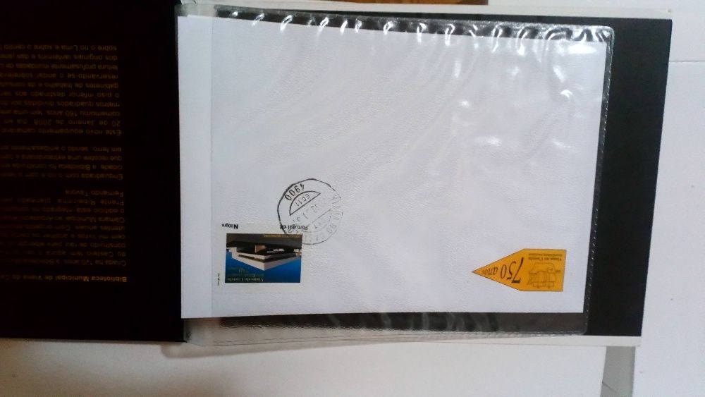 medalha e selo comemorativos de Viana