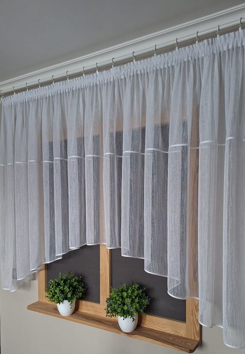 Firanka  firaneczka bez prasowania 4 m x135