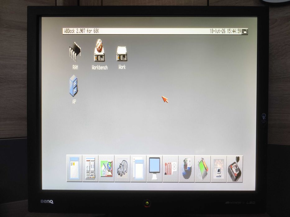 Monitor Benq LCD BL912 15kHz dla komputera Amiga, Atari