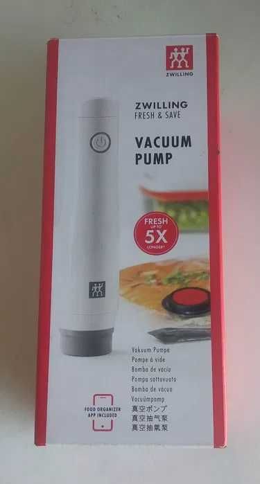 Bomba Elétrica a Vácuo "Zwilling" p/ Conservação Alimentos (Estrear)