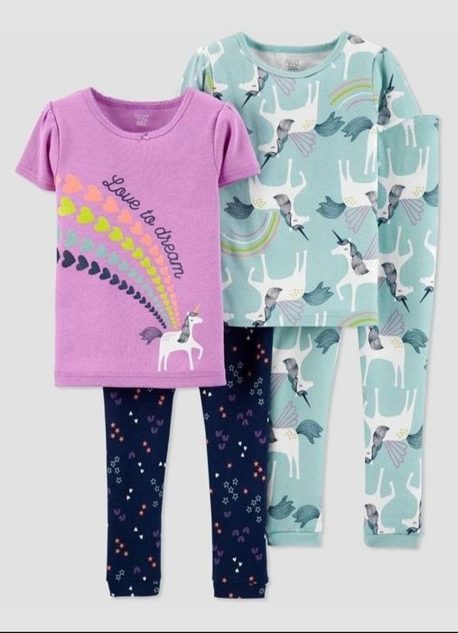 Набір піжам carter's  2 шт. на дівчинку 74-80.