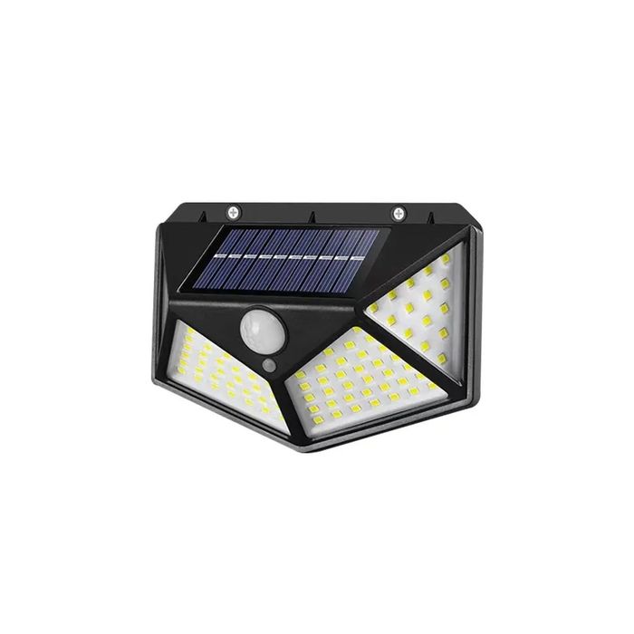 Lâmpada Solar Triangular 100LED