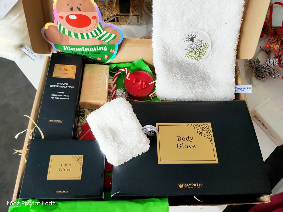 Body Glove Raypath z mydełkiem face glove serum na prezent