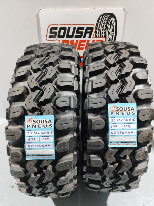 2 pneus Nortenha 33x12,50R15 Oferta da entrega em todo pais
