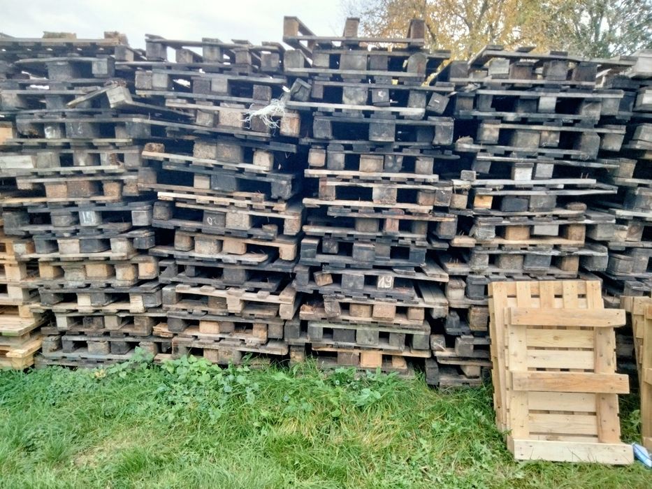 Palety drewniane euro i europodobne jednorazowe przemysłowe