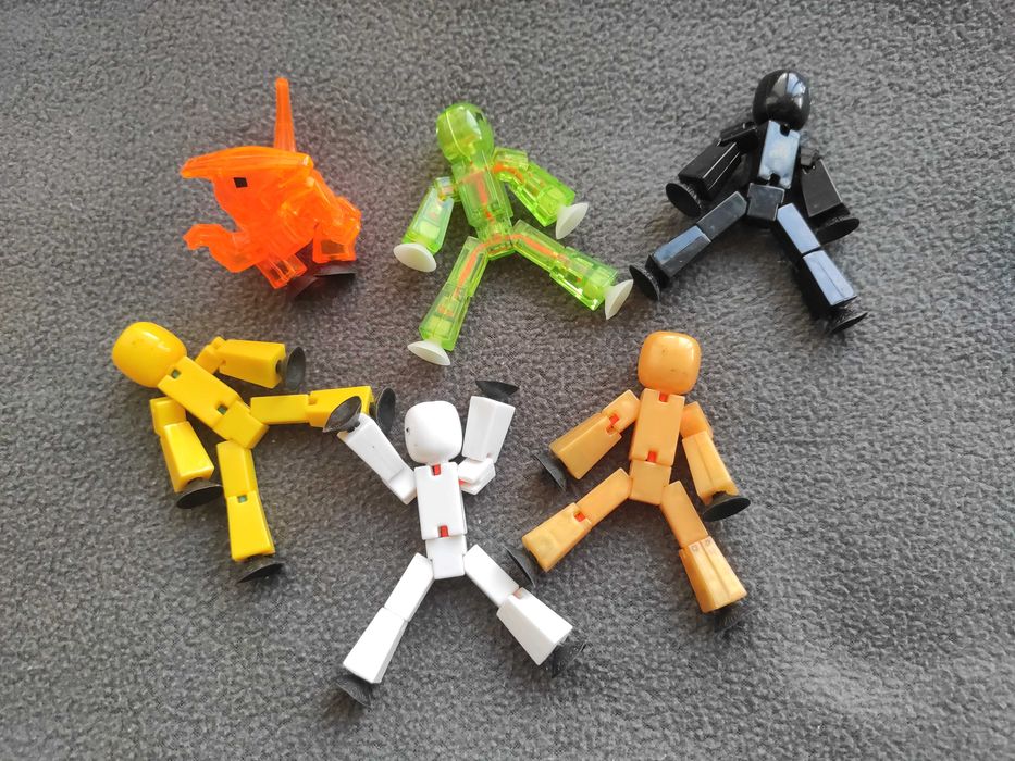 Ціна за 6 шт. Фігурки для анімаційної творчості Stikbot Zing Toys