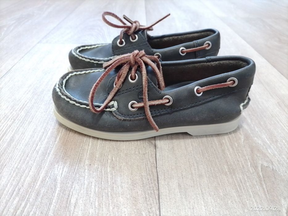 Дитячі шкіряні топ-сайдери Timberland, 28 розмір