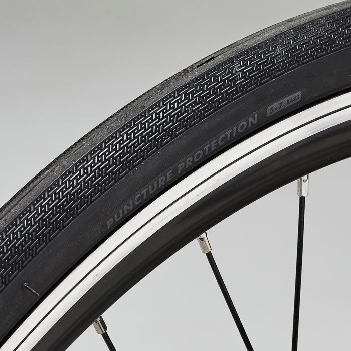 BICICLETA DE CIDADE SINGLE SPEED 500 CINZENTO CARBONO