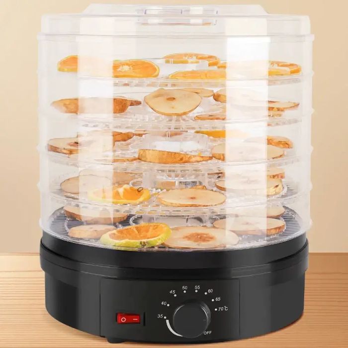 Сушка для фруктів і овочів 5 ярусів, 800 Вт, Rainberg RB-912