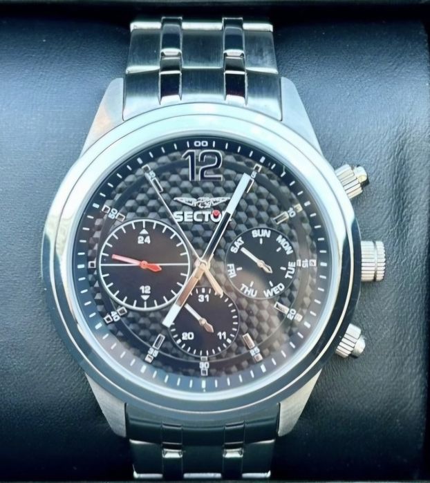 Relógio Sector 670 Chronograph 45mm – Como Novo c/ Caixa e Fatura