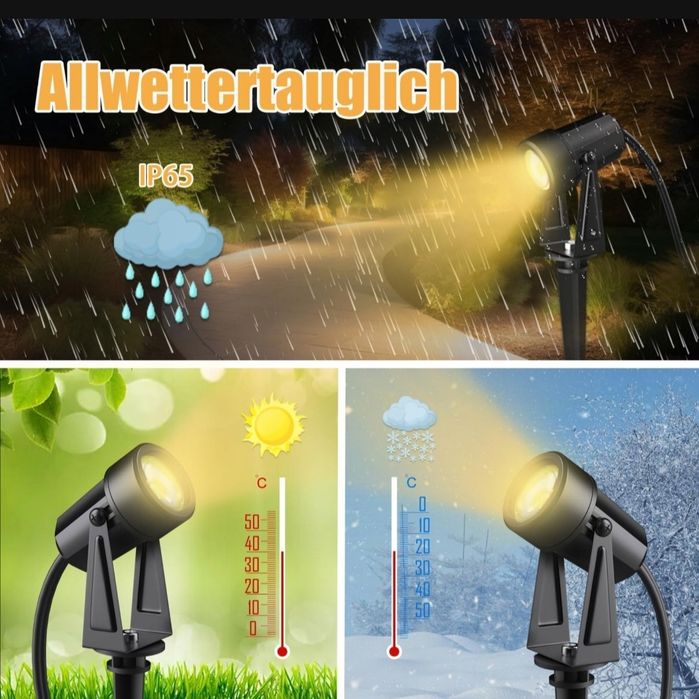Yuusei 8szt lamp ogrodowych.