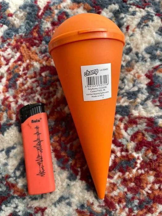 Turystyczna popielniczka duża nowa podróż las plaża Orange smoking 420 RAW