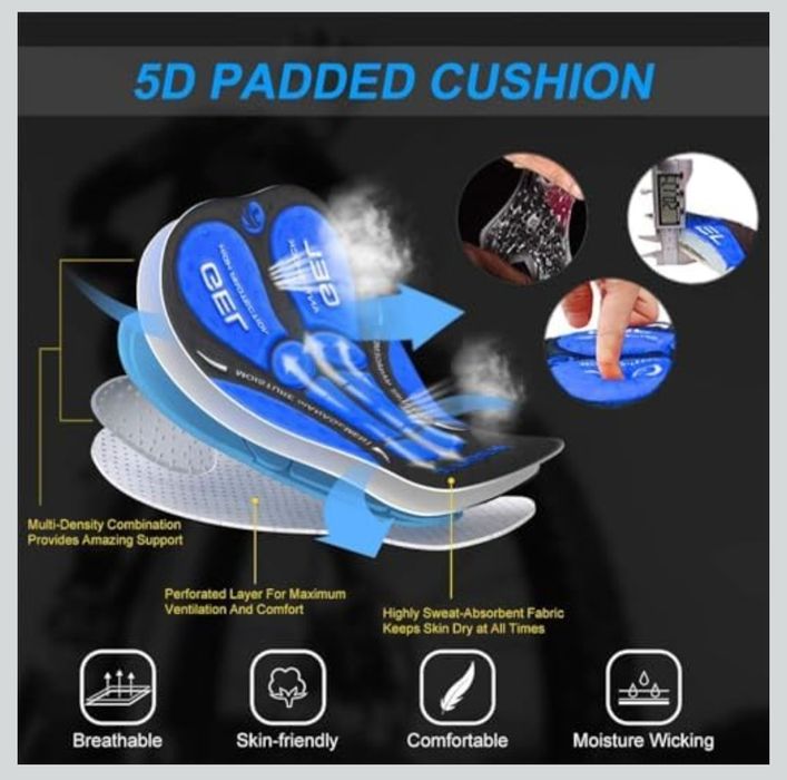 X-TIGER Górskie spodenki rowerowe Volatility Fast Drying żelowe 5d