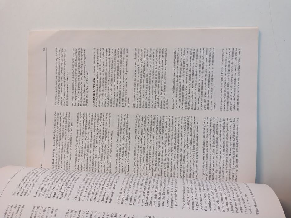 Relato integral das sessões  / Volleding verslag der vergaderingen
