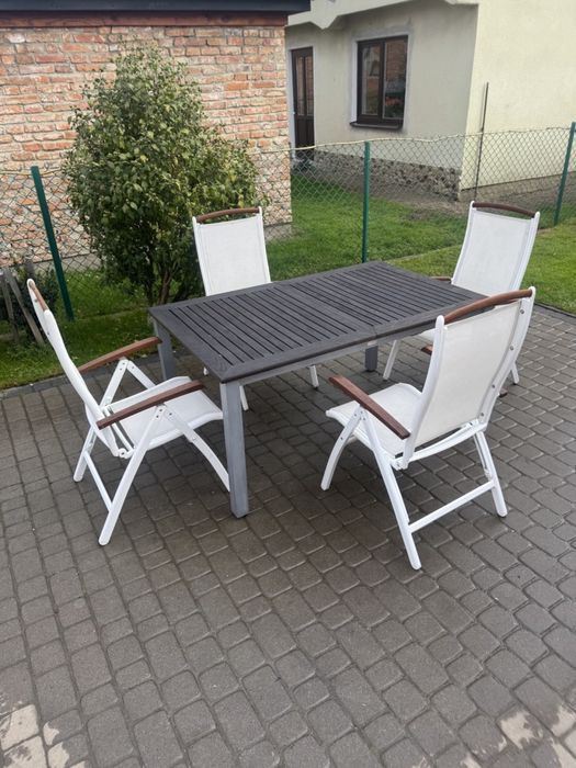 Стіл на терасу меблі в альтанку стіл 4 крісла (0033)