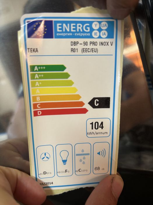 Teka DBP90 PRO – exaustor de 90cm em inox completamente novo nunca usa