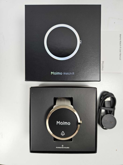 Nowy smartwatch Maimo Watch R GPS złoty - darmowa dostawa