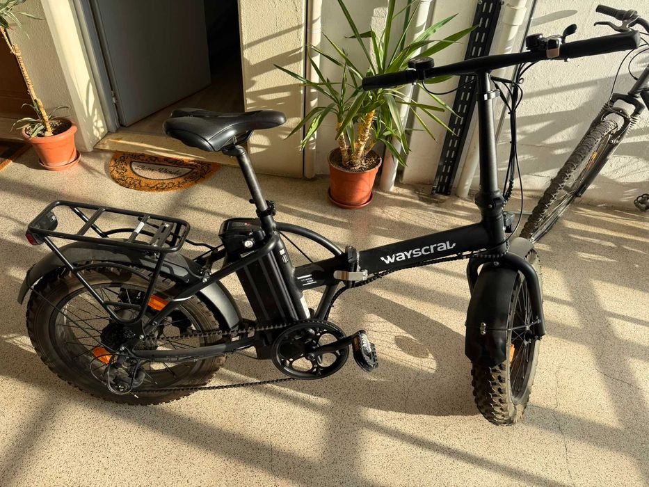 Bicicleta elétrica dobrável, semi-nova com garantia: Wayscral Anyway e200