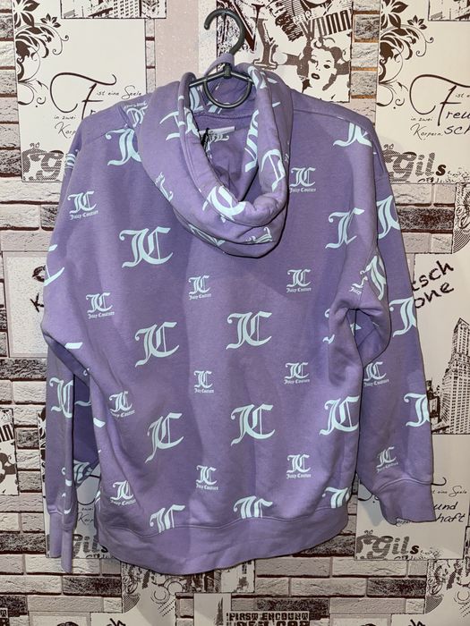 Худи Juicy Couture x ASOS oversized logo hoodie in lilac — zdjęcie 3
