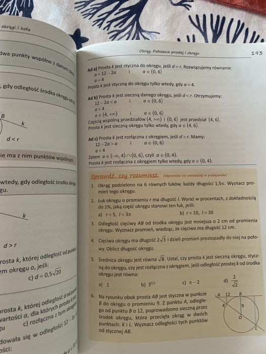 Matematyka 2  podręcznik do liceum i tech. zakres rozszerzony KURCZAB
