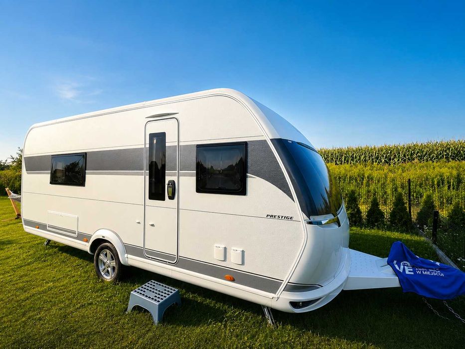 Wynajem przyczepy kempingowej HOBBY PRESTIGE 560 WFU z 2026 roku! Syców www.FraFi.pl