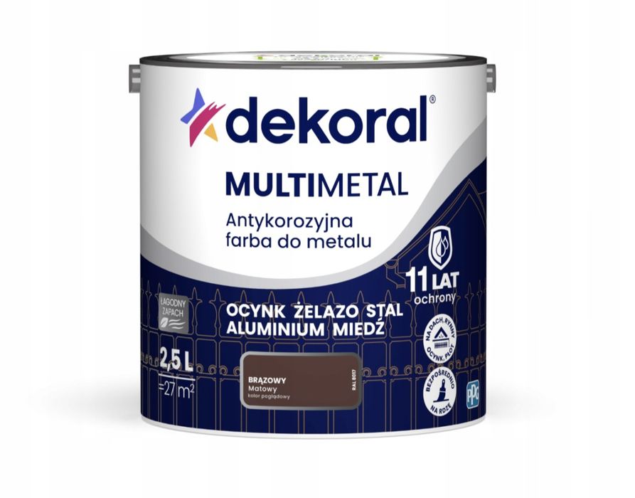 Dekoral multimetal 2,5l brąz
