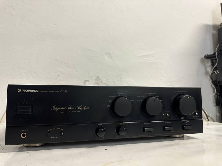 Wzmacniacz stereo Pioneer A-447 +1. | 2×60 W | MM/MC | Direct | Made in Japan
