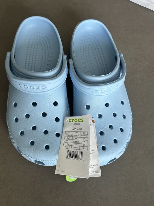 Crocs błękitne niebieskie
