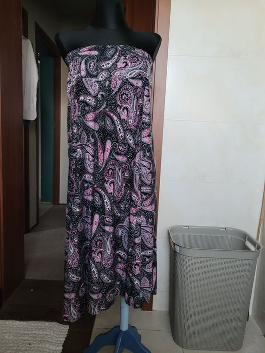 Długa spódnica L/XL maxi wzory paisley