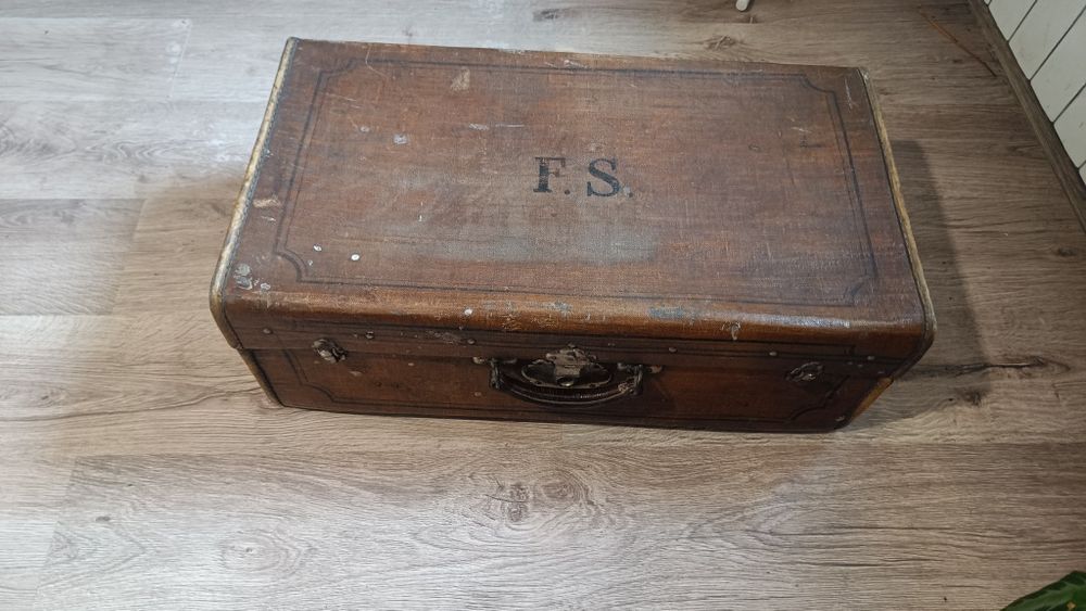 Starą walizka Stanisław Krause Warszawa kufer starocie