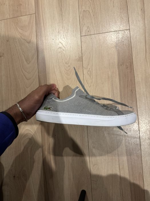 Lacoste la piquée cinzento