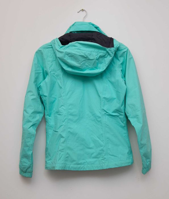 Kurtka przeciwdeszczowa The North Face seledynowa damska