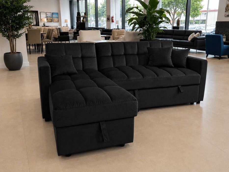LIQUIDAMOS SOFAS CAMA COM BAU NOVOS ENVIO GRATUITO PAGA NA ENTREGA DIRETO DE FABRICA