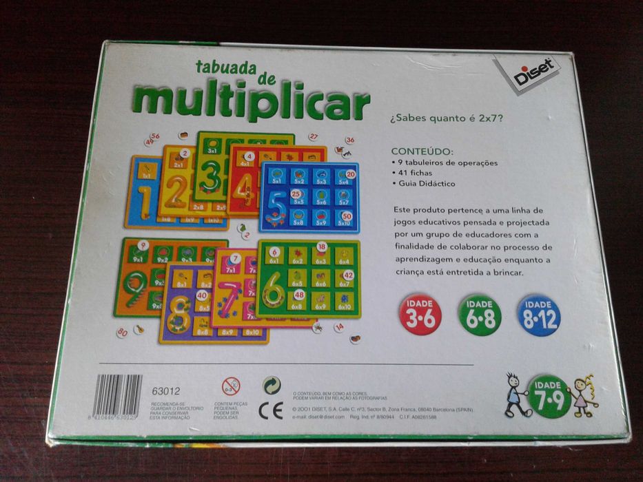 Educational Game "Multiplication Tables" as BRAND NEW!64309585692290121