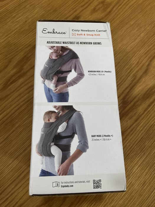 Marsúpio Ergobaby Embrace azul