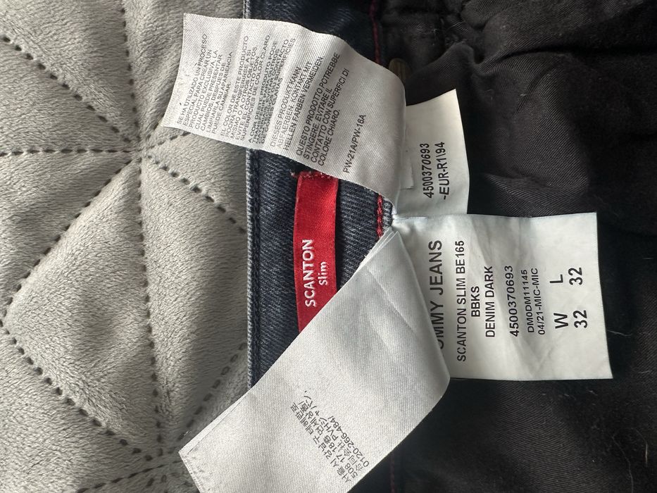 Джинси чоловічі TOMMY HILFIGER SCANTON Slim 32/32 як нові