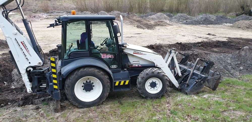 Koparko ładowarka terex 860