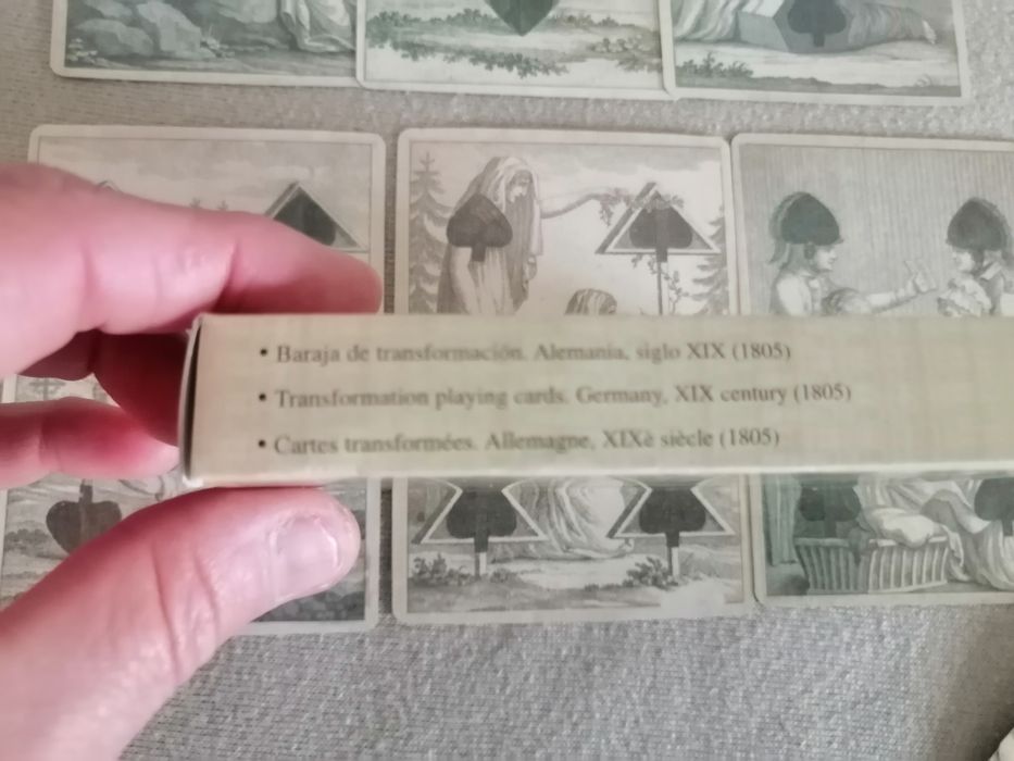 Baralho cartas da transformação