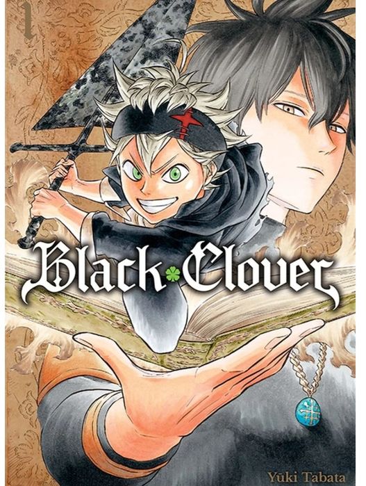 Black Clover tom 1. Manga anime.