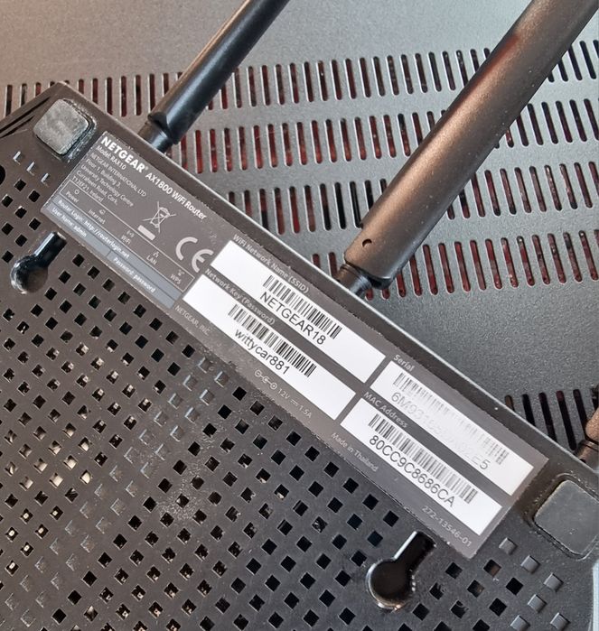 Router Netgear RAX10 WiFi 6 – używany, stan bdb, zasilacz