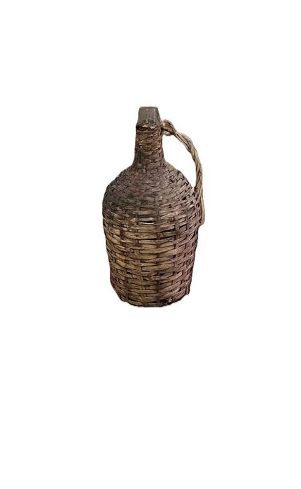 Garrafões de 5l com revestimento de vime