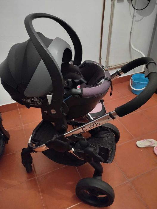 Carrinho bebé gêmeos