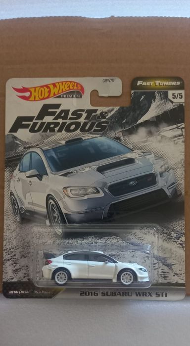 2016 subaru wrx sti fast furious hot wheels