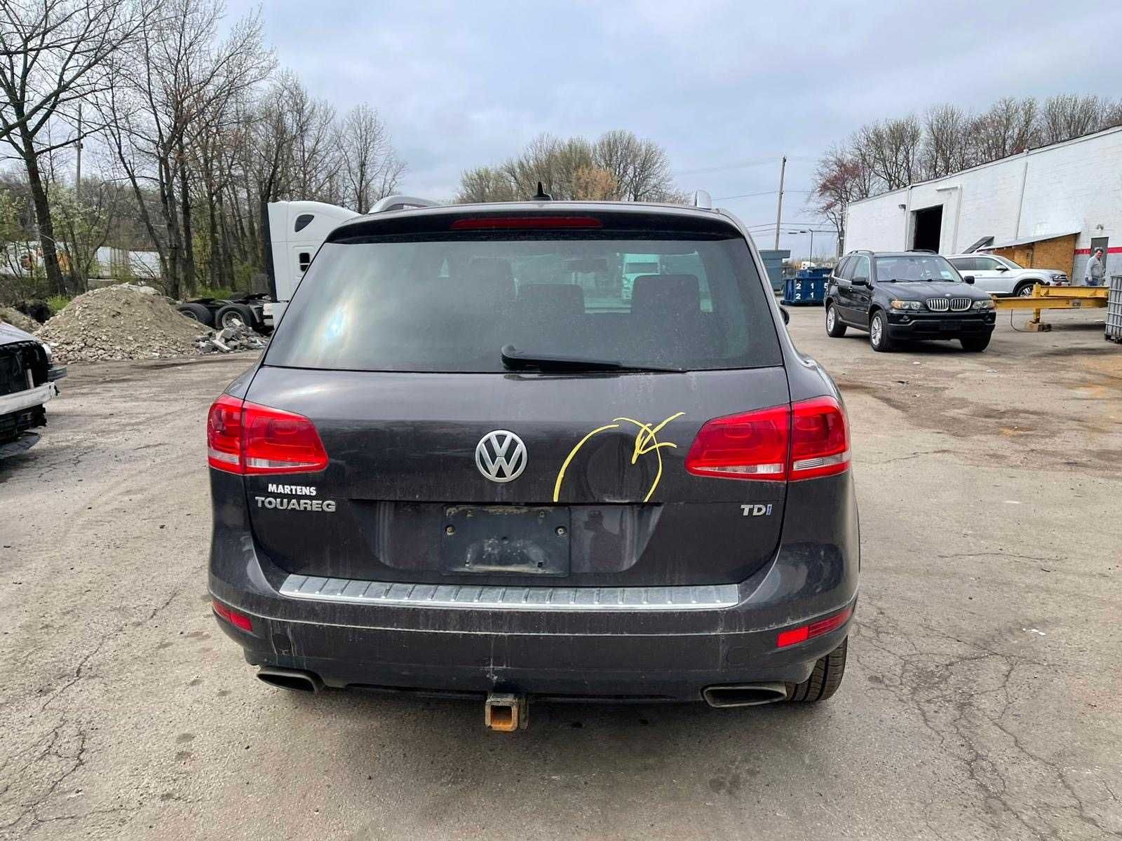 Бампер задний VW Touareg 2 7P NF Туарег 2 7П НФ шрот запчасти Разборка ...