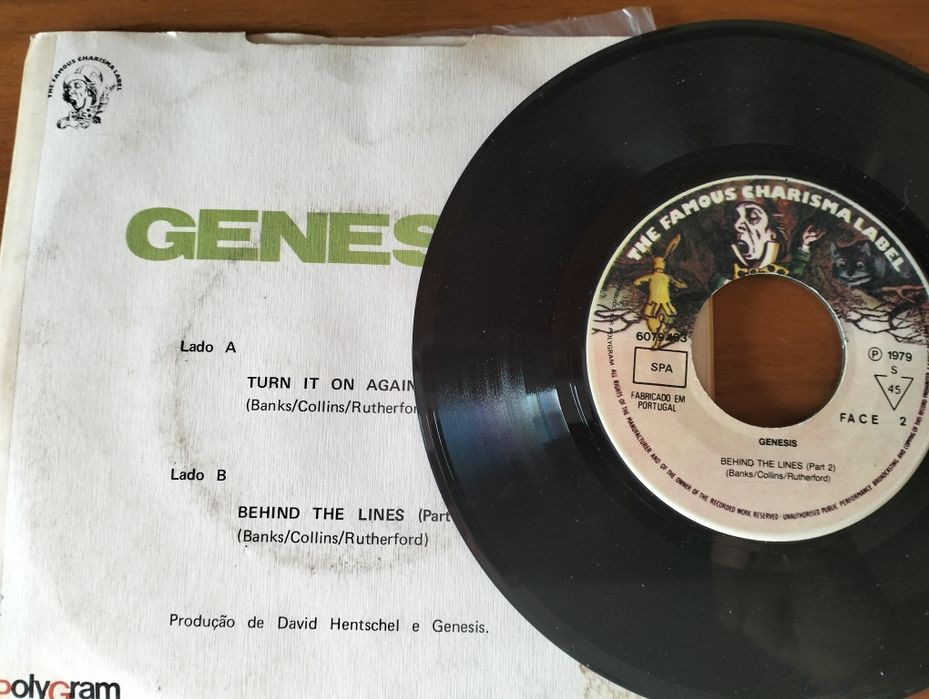 Disco de vinil single Genesis