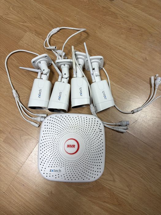 NVR IP Cameras Zxtech - Camera 5MP Wi-Fi - 3TB HD